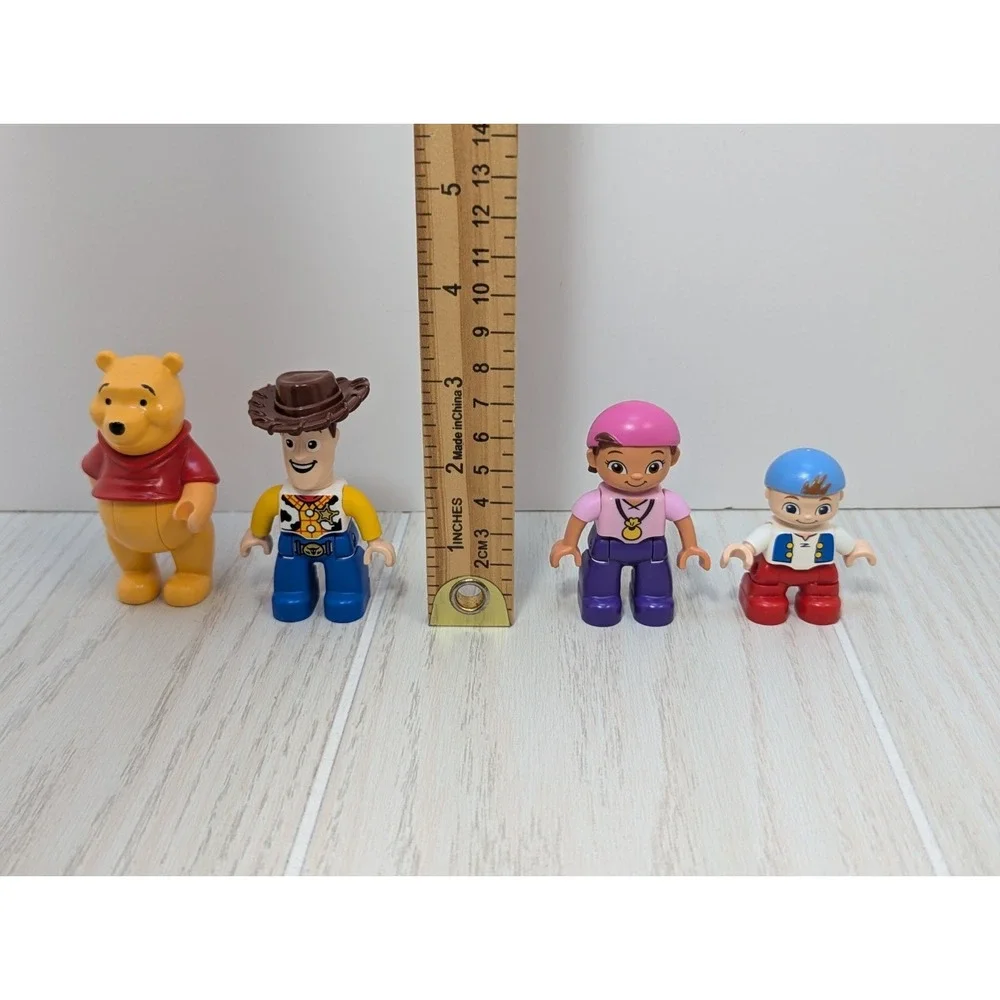 LEGO Duplo‎ Disney parts figures Pooh Woody Toy Story train car Dusty plane Jake